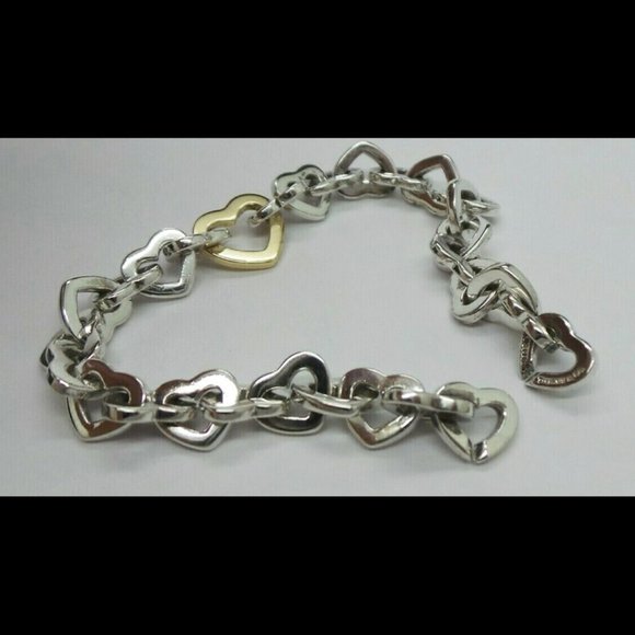 Authentic Tiffany & Co silver heart bracelet Vintage - Picture 9 of 10